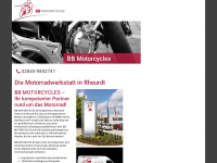 bbmotorcycles.de Webseite Vorschau