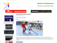 fieldhockey.com Webseite Vorschau