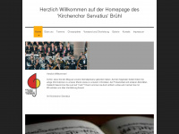 kirchenchor-servatius.de Webseite Vorschau