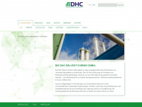 dhc-solvent.de Webseite Vorschau