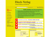 dieck-buch.de Webseite Vorschau
