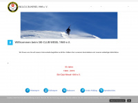 ski-club-wesel.de Webseite Vorschau