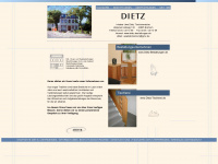 dietz-bestattungen.de Webseite Vorschau