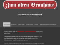 zum-alten-brauhaus.com Webseite Vorschau