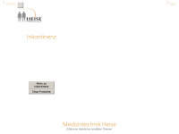 medizintechnik-heise.de Webseite Vorschau