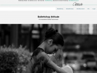 ballettshop-attitude.de Webseite Vorschau