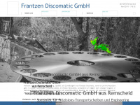 frantzen-discomatic.com Webseite Vorschau