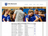 hsg-merkstein.de Webseite Vorschau