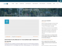 womeningreen.org Webseite Vorschau