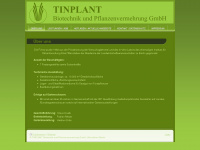 tinplant-gmbh.de Webseite Vorschau