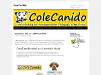 colecanido.de Webseite Vorschau