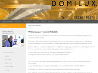 domilux.de Webseite Vorschau