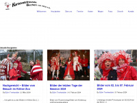 karnevalsfreunde-bechen.de Webseite Vorschau