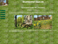 muehlenhof-lippe.de Webseite Vorschau