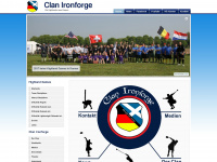 clan-ironforge.de Webseite Vorschau