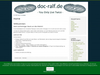 doc-ralf.de Webseite Vorschau