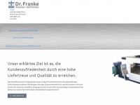 dr-franke-umformtechnik.de Webseite Vorschau