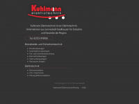 kuhlmann-elektrotechnik.de Webseite Vorschau
