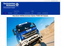 thw-soest.de Webseite Vorschau