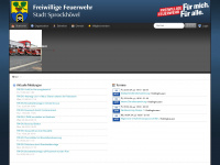 ffw-sprockhoevel.de Webseite Vorschau