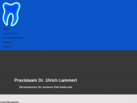 dr-lammert.de Webseite Vorschau