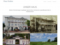 haus-undine.de Webseite Vorschau