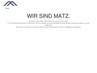 druckerei-matz.de Webseite Vorschau