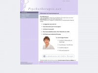 psychotherapie-net.de Webseite Vorschau