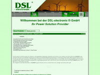 dsl-electronic.de Webseite Vorschau