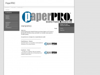 paperpro.de Webseite Vorschau
