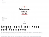 schumann-optik.de Webseite Vorschau