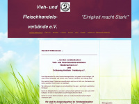 viehundfleischhandelsverband.de Webseite Vorschau
