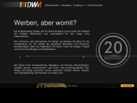 dwm-werbung.de Webseite Vorschau