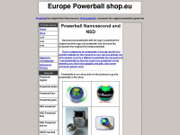 powerball-shop.eu Webseite Vorschau
