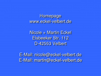 eckel-velbert.de Webseite Vorschau