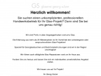glas-sulzer.de Webseite Vorschau