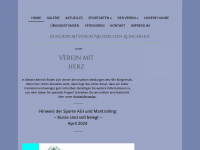 hundeverein-klingerhuf.de Webseite Vorschau