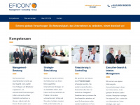 eficon.com Webseite Vorschau