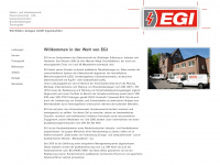 egi-elektro.de Webseite Vorschau
