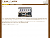 saar-gmbh.de Webseite Vorschau