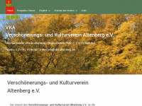 vka-altenberg.de Webseite Vorschau