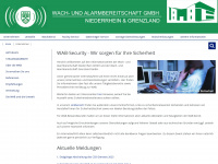 wab-security.de Webseite Vorschau