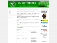 ksv-seeheim.de Webseite Vorschau