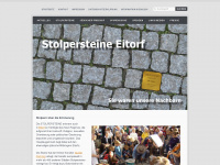 stolpersteine-eitorf.de Webseite Vorschau
