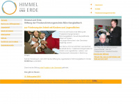 himmel-erde.com Webseite Vorschau