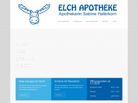 elch-apotheke.de Webseite Vorschau