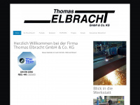 elbracht-metallbau.de Webseite Vorschau