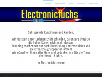 electronicfuchs.com Webseite Vorschau