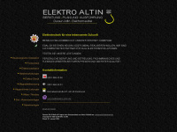 elektro-altin.de Webseite Vorschau