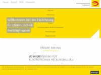 elektroinnung-recklinghausen.de Webseite Vorschau